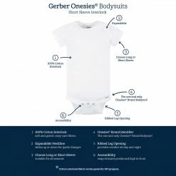 Gerber® BabyPreemie - 24M Baby Boys "Mama's Boy" Short Sleeve Onesies® Bodysuit