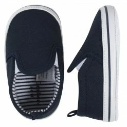 Deals 🎁 Gerber® Baby Neutral Navy Slip-On 👟 Sneaker 🥰 7 Gerber® Baby Neutral Navy Slip-On Sneaker