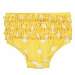 Gerber® 2-Piece Baby & Toddler Girls Lemon Squeeze Rash Guard & Swim Bottoms Set