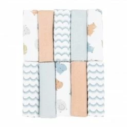 Just Born By Gerber® Love To Bathe 10-Pack Hippo Washcloth Baby Neutral