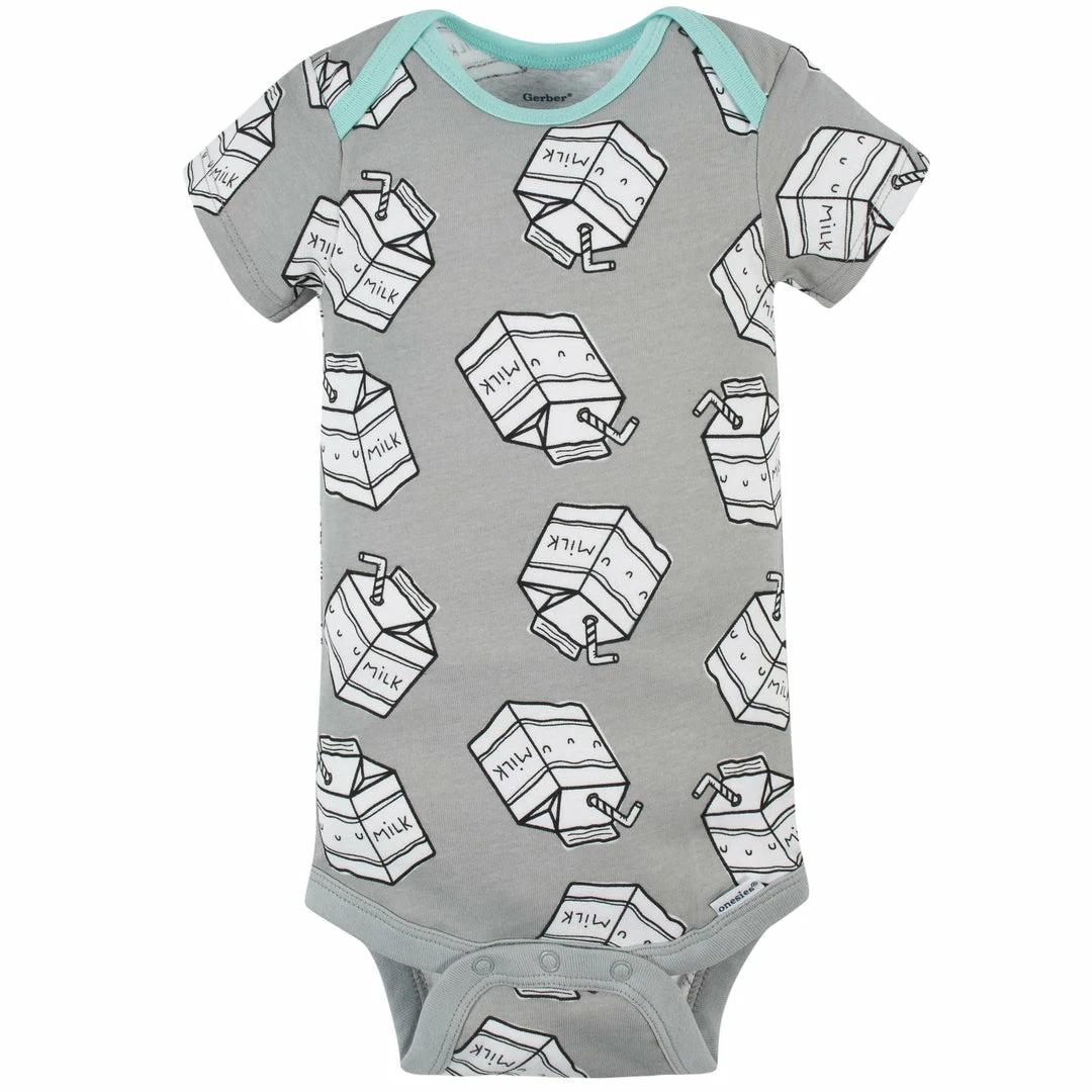 New 😍 Gerber® BabyPreemie - 24M 6-Pack Baby Breakfast & Pink Avocados Onesies® Bodysuits 😀 8 Gerber® BabyPreemie - 24M 6-Pack Baby Breakfast & Pink Avocados Onesies® Bodysuits