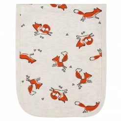 Gerber® 4-Pack Baby Boys Fox Terry Burp Cloths