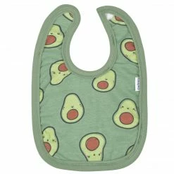 Gerber® 3-Piece Baby Neutral Comfy Stretch Avocado Bib & Burps Set BabyPreemie - 24M