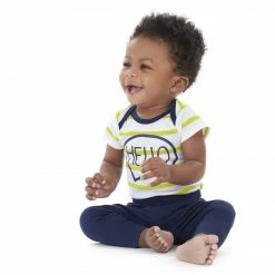 BabyPreemie - 24M 6-Piece Baby Boys Dog Onesies® Brand Bodysuits & Sleep 'n Plays Set