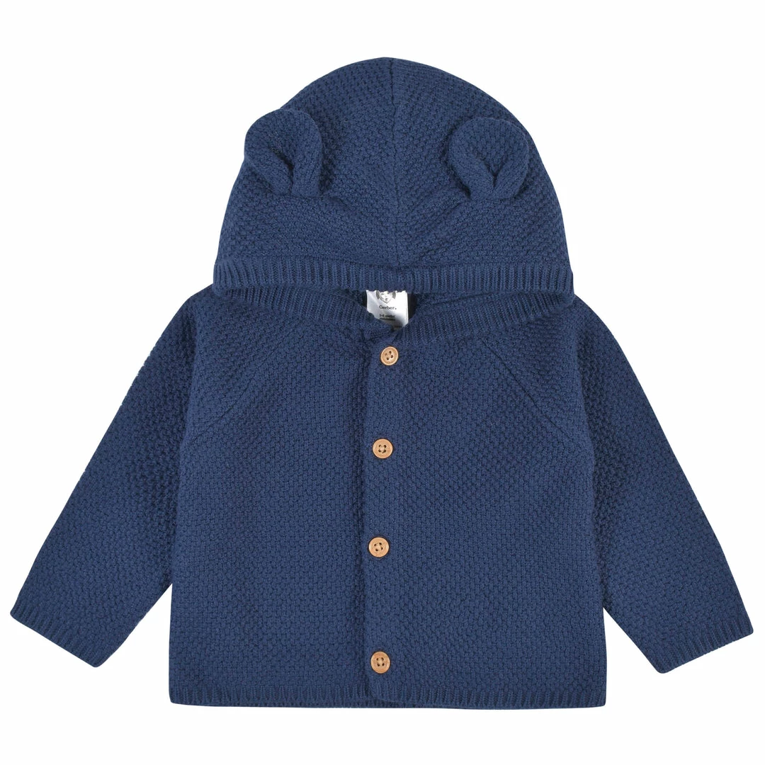 Flash Sale 🎉 Gerber® BabyPreemie - 24M 3-Piece Baby Boys Navy Knit Outfit & Blanket Set 👍 4 Gerber® BabyPreemie - 24M 3-Piece Baby Boys Navy Knit Outfit & Blanket Set