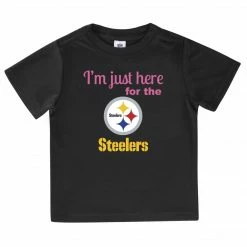 NFL Pittsburgh Steelers Girls Short Sleeve Tee Shirt