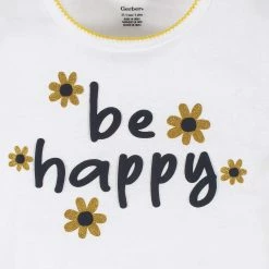 Gerber® 4-Piece Infant & Toddler Girls Bee Garden Tees, Skort & Pants Set