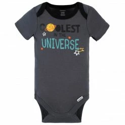 Gerber® 4-Piece Baby Boys Blast Off Onesies® Bodysuit, Tee, Shorts & Pant Set See What's New