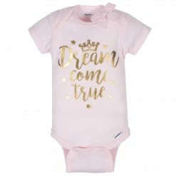 Brand new 😀 Gerber® BabyPreemie - 24M Organic 3-Pack Baby 👧 Girls Princess Short Sleeve Onesies® Bodysuits 🌟 8 Gerber® BabyPreemie - 24M Organic 3-Pack Baby Girls Princess Short Sleeve Onesies® Bodysuits