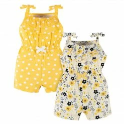 Gerber® 2-Pack Baby & Toddler Girls Bee Garden Tank Rompers See What's New