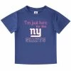 NFL New York Giants Girls Short Sleeve Tee Shirt BabyPreemie - 24M