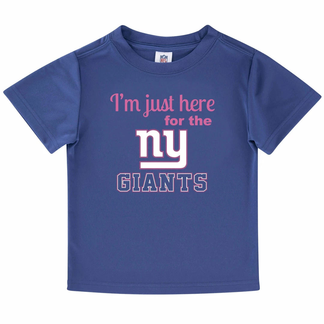 Outlet ๐ NFL New York Giants ๐ง Girls Short Sleeve Tee ๐ Shirt BabyPreemie - 24M โ 1 NFL New York Giants Girls Short Sleeve Tee Shirt BabyPreemie - 24M