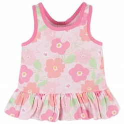 Gerber® See What's New 2-Piece Baby Girls Summer Blossom Sleeveless Tunic & Legging Set