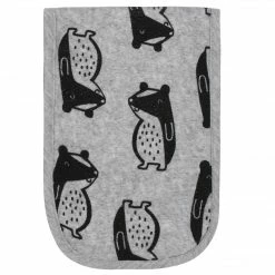 Gerber® BabyPreemie - 24M 4-Pack Baby Boys Comfy Stretch Badger Burp Cloths
