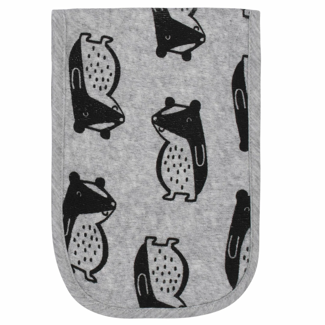 Brand new 🌟 Gerber® BabyPreemie - 24M 4-Pack Baby Boys Comfy Stretch Badger Burp Cloths 🔥 2 Gerber® BabyPreemie - 24M 4-Pack Baby Boys Comfy Stretch Badger Burp Cloths