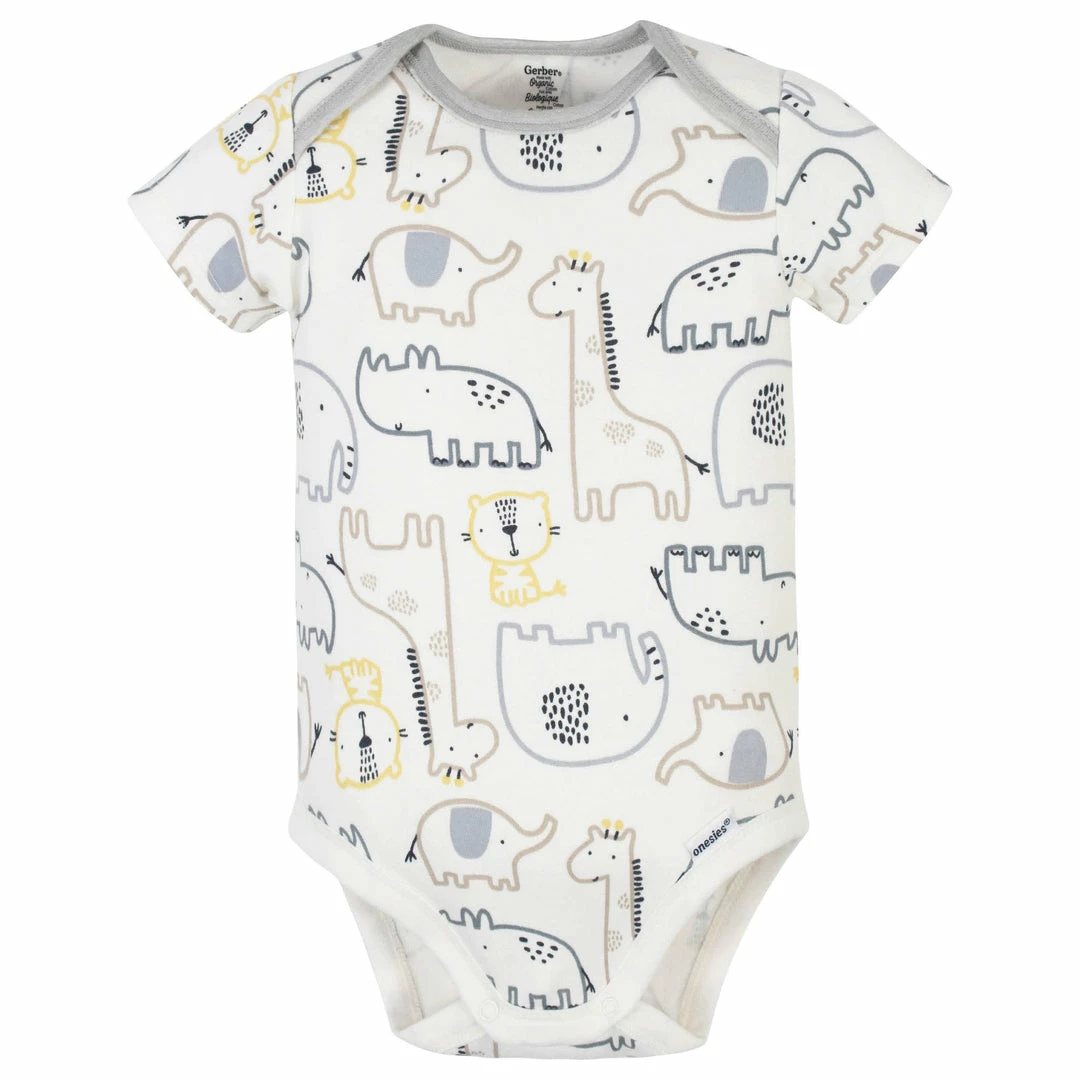 Promo ⌛ Gerber® BabyPreemie - 24M 5-Pack Organic Baby Boys Wild Guy Onesies® Bodysuits 👏 6 Gerber® BabyPreemie - 24M 5-Pack Organic Baby Boys Wild Guy Onesies® Bodysuits