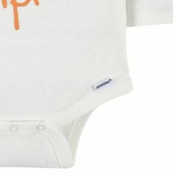 Gerber® Baby Neutral Pumpkin Long Sleeve Onesies® Bodysuit