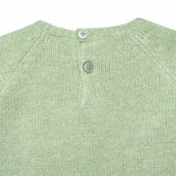Gerber® Kids BabyPreemie - 24M Infant & Toddler Girls Green Sweater With Tulle Trim