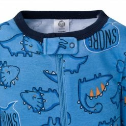 Gerber® BabyPreemie - 24M 2-Pack Baby & Toddler Boys Dino Snug Fit Footed Cotton Pajamas