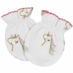 Gerber® BabyPreemie - 24M 8-Pack Baby Girls Rainbow Organic Mittens
