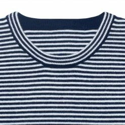 Hot Sale 😍 Gerber® Kids BabyPreemie - 24M Infant & Toddler Boys Blue Striped Sweater With Pocket ❤️ 6 Gerber® Kids BabyPreemie - 24M Infant & Toddler Boys Blue Striped Sweater With Pocket