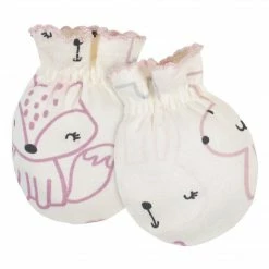 Flash Sale 😍 Gerber® 8-Piece Organic Baby 👧 Girls Fox Caps & No Scratch Mittens BabyPreemie - 24M ❤️ 17 Gerber® 8-Piece Organic Baby Girls Fox Caps & No Scratch Mittens BabyPreemie - 24M