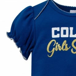 Discount 💯 NFL 3-Pack Baby 👧 Girls Colts Short Sleeve Bodysuits BabyPreemie - 24M ⌛ 12 NFL 3-Pack Baby Girls Colts Short Sleeve Bodysuits BabyPreemie - 24M