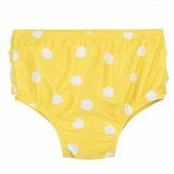 Gerber® 2-Piece Baby & Toddler Girls Lemon Squeeze Rash Guard & Swim Bottoms Set