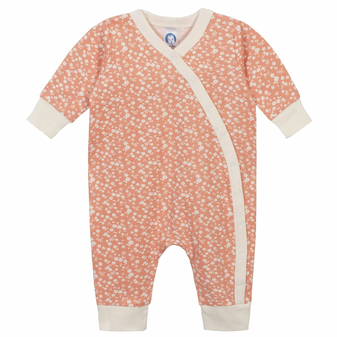 Buy 🥰 Gerber® BabyPreemie - 24M 3-Piece Baby 👧 Girls Comfy Stretch Flower Pot Coverall Set 👏 5 Gerber® BabyPreemie - 24M 3-Piece Baby Girls Comfy Stretch Flower Pot Coverall Set