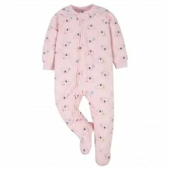 Gerber® 2-Pack Baby Girls Flowers & Koalas Fleece Pajamas
