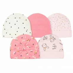 Gerber® BabyPreemie - 24M 5-Pack Baby Girls Ballerina Caps