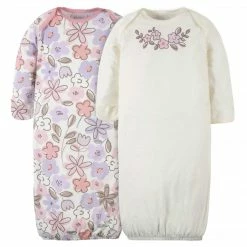 Gerber® BabyPreemie - 24M 2-Pack Baby Girls Bunny Ballerina Gowns