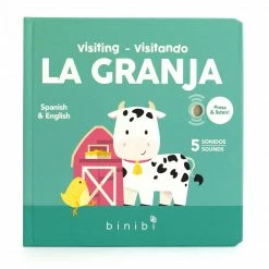 See What's New Binibi "Visiting - Visitando La Granja" Bilingual Sound Book
