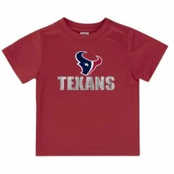 Outlet 🥰 NFL Houston Texans 3-Pack Toddler Boys Short Sleeve Tee 👕 Shirts 👏 6 NFL Houston Texans 3-Pack Toddler Boys Short Sleeve Tee Shirts