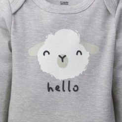 Gerber® BabyPreemie - 24M 3-Piece Baby Neutral Lil' Sheep Onesies® Bodysuits & Pants Set