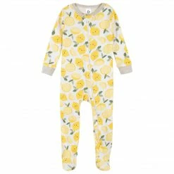 Cheapest 🛒 Gerber® See What's New 2-Pack Baby & Toddler 👧 Girls Lemon Squeeze Snug Fit Footed Cotton Pajamas 👏 13 Gerber® See What's New 2-Pack Baby & Toddler Girls Lemon Squeeze Snug Fit Footed Cotton Pajamas