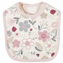 Gerber® Organic 3-Piece Baby Girls Sweet Bib And Burp Set