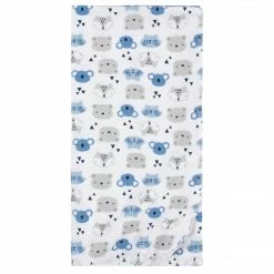 Gerber® 5-Pack Baby Boys Critters Flannel Receiving Blankets BabyPreemie - 24M