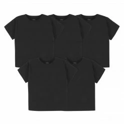 Gerber® 5-Pack Baby & Toddler Black Premium Short Sleeve Tees