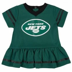 NFL New York Jets Baby Girls Dress And Diaper Cover Set