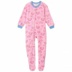 Gerber® Toddler2T - 5T 4-Pack Toddler Girls Rainbows & Unicorns Fleece Pajamas