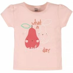 Gerber® BabyPreemie - 24M Girls 4-Piece Cherry Kisses Tees, Skort, & Pants Set