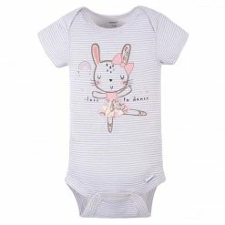 Gerber® 6-Piece Baby Girls Bunny Ballerina Onesies® Bodysuit And Sleep 'N Play Set BabyPreemie - 24M