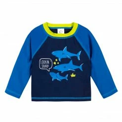 Budget 🔥 Gerber® See What's New 2-Piece Baby & Toddler Boys Shark Zone Rash Guard & Swim Trunks Set 🎉 9 Gerber® See What's New 2-Piece Baby & Toddler Boys Shark Zone Rash Guard & Swim Trunks Set