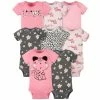 Gerber® 8-Pack Baby Girls Leopard Short Sleeve Onesies® Bodysuits BabyPreemie - 24M