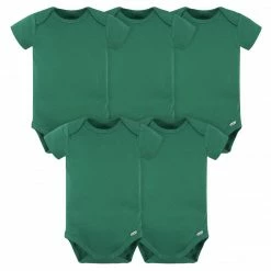 Gerber® 5-Pack Baby Kelly Green Premium Onesies® Bodysuits BabyPreemie - 24M