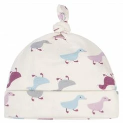 Gerber® BabyPreemie - 24M 4-Pack Baby Girls Comfy Stretch Ducklings Caps