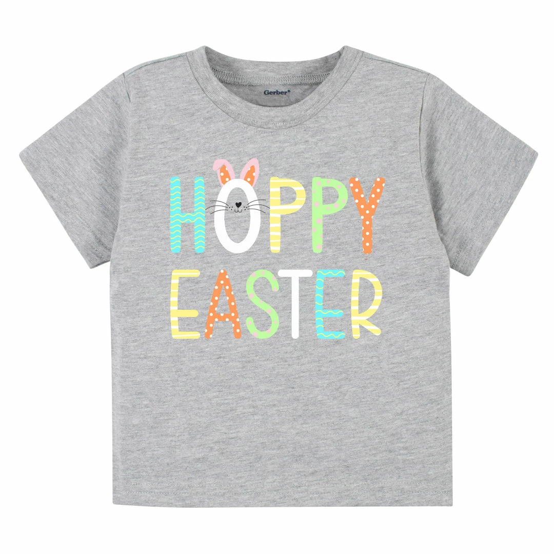Cheap 💯 Gerber® BabyPreemie - 24M Infant & Toddler Neutral "Hoppy Easter" Short Sleeve Tee ✔️ 1 Gerber® BabyPreemie - 24M Infant & Toddler Neutral "Hoppy Easter" Short Sleeve Tee
