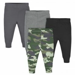 Gerber® 4-Pack Baby Boys Camo & Gray Active Pants BabyPreemie - 24M